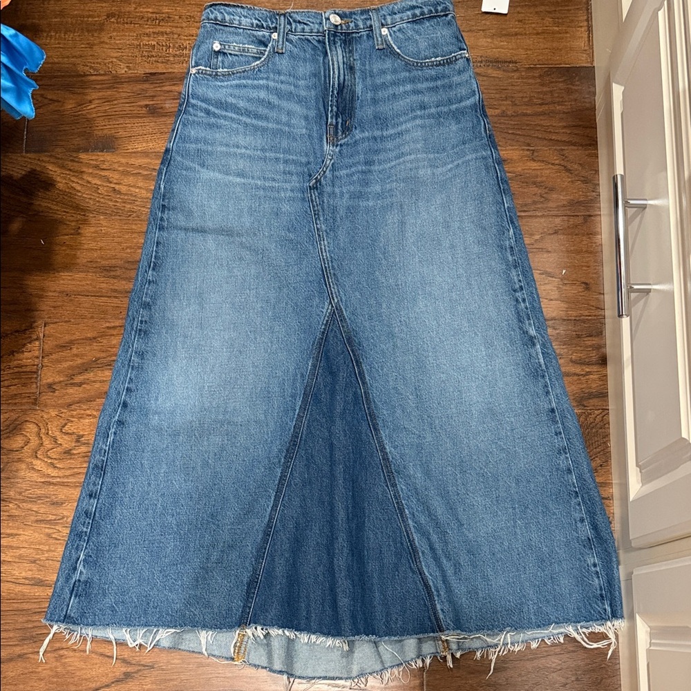 NWT Frame Denim Maxi Skirt